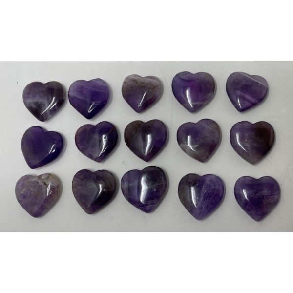 15 x Loose Assorted Amethyst Gemstones
