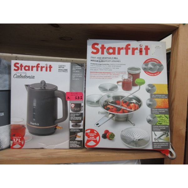 Starfrit Fruit & Vegetable Mill & Electric Kettle