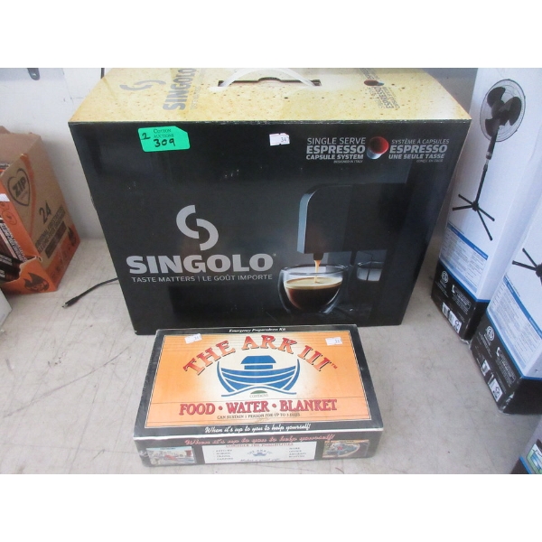 Singolo Single Serve Espresso Machine & Emergency Kit