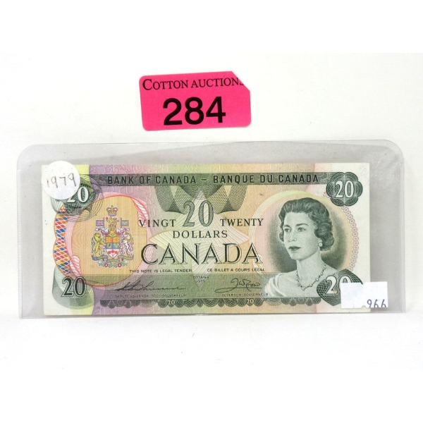1979 Canadian 20 Dollar Bill - Circulated