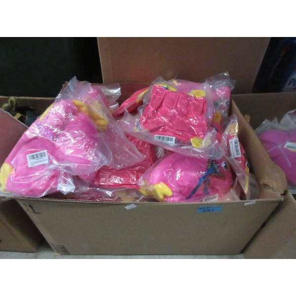 20+ New Pink 16" Stuffed Toys - Velcro Hands