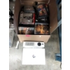 Image 1 : HP Laptop, Hitachi Projector & Huge Box of DVDs