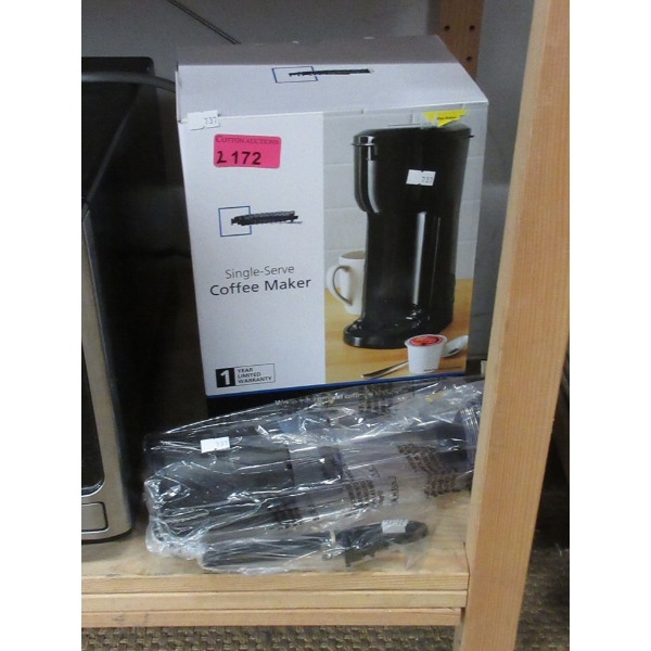 Single Server Coffee Maker & Personal Blender 