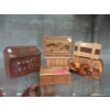 Image 1 : 6 Vintage Wood Puzzles Boxes & Boxes