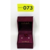 Image 2 : Brand New in Box 14KT Yellow Gold Cubic Zirconia Earrings