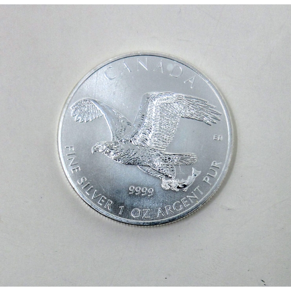 1 Oz .9999 Silver 2014 Bald Eagle Coin