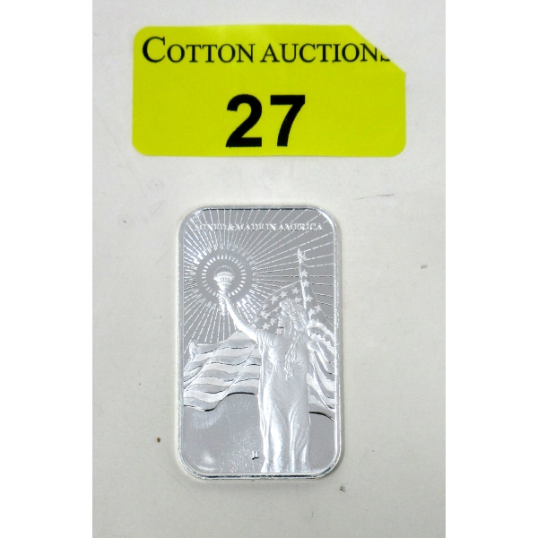1 Oz .999 Silver American Reserve Asahi Mint Bar 