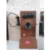 Image 1 : Vintage Wall Mount Hand Crank Telephone