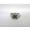 Image 2 : 1/2 Carat Red Diamond Sterling Silver Designer Ring