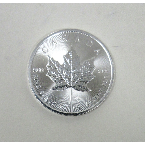 1 Oz .9999 Silver 2025 Maple Leaf Coin 