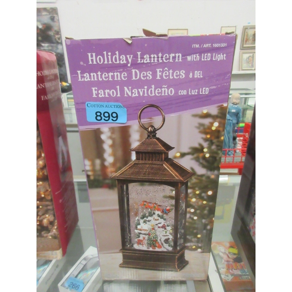 LED Illuminated Holiday Lantern - Battery Operated