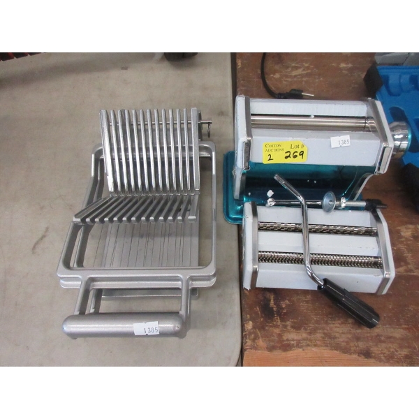 Pasta Rolling Machine & Metal Food Slicer