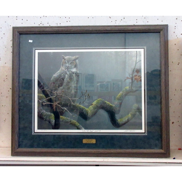 Signed Robert Bateman "In the Oak" Framed Print