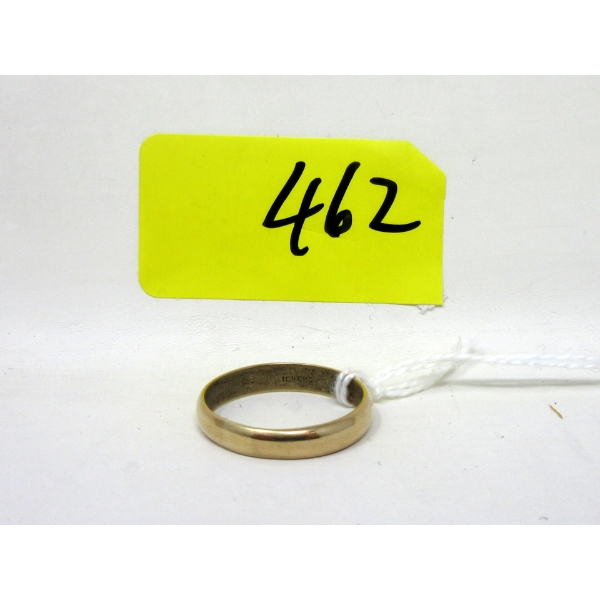 Vintage 10 KT Yellow Gold Wedding Band - Size 11