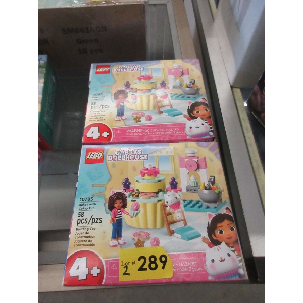 2 New LEGO Gabby's Dollhouse Building Toy Sets