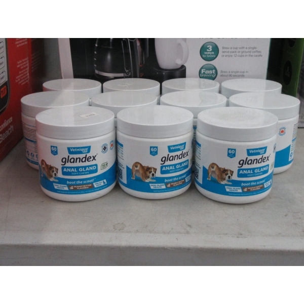 11 Jars of Vetnique Anal Gland Soft Chews for Dogs