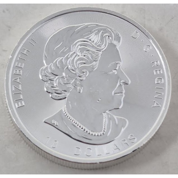 2 Oz .9999 Silver 2017 Canada Twin Maples Coin 