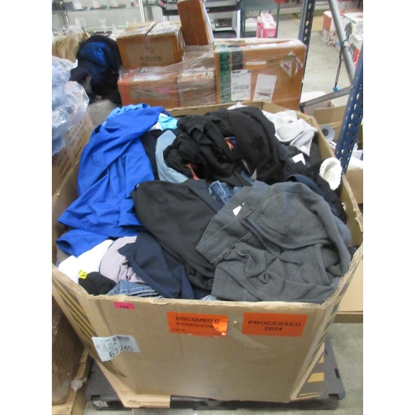 Skid of Overstock & Customer Return Clothing