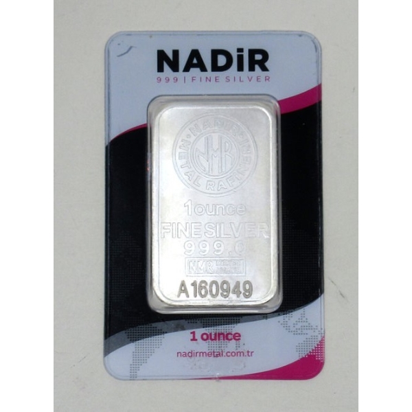 1 Oz .999 Silver Nadir Metal Bar