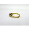 Image 3 : 18KT Yellow Gold .54 CT Diamond Solitaire Ring