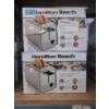 Image 1 : 2 Hamilton Beach Stainless Steel 2-Slice Toasters