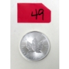Image 1 : NEW 1 Oz .9999 Silver 2024 Maple Leaf Coin 