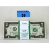 Image 1 : $2 Bills Bundled with Sequential Serial Numbers