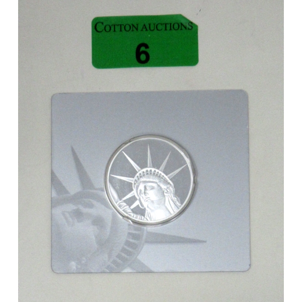 1.5 Oz .999 Silver Certified PAMP Suisse 2017 Liberty Coin 
