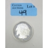 Image 1 : 1 Oz .999 Silver Indigenous/ Buffalo Art Round 