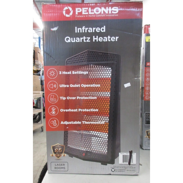 Pelonis Infrared Quartz Heater - 3 Settings