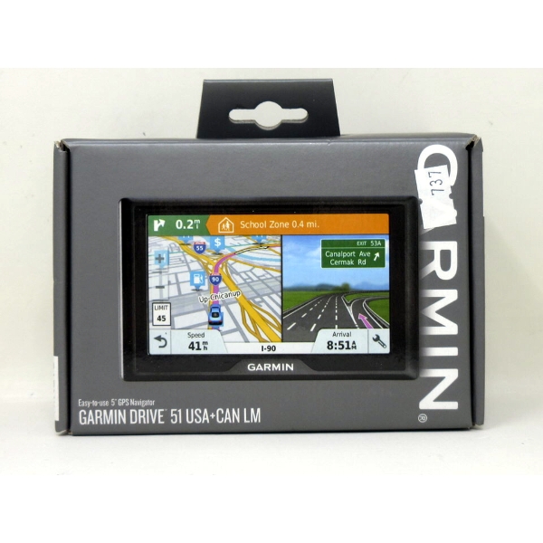 New Garmin 5" GPS Navigator "51 USA + CAN LM"