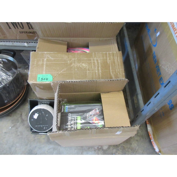 LED Alarm Clock, Screen Protectors & Cables
