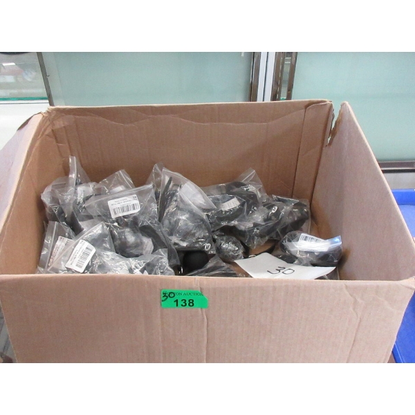 30 New Black Silicone Ball Gags - Individually Bagged