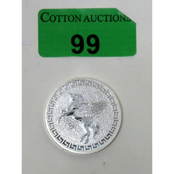 1 Oz .999 Silver 2022 Pegasus St. Helena Coin 