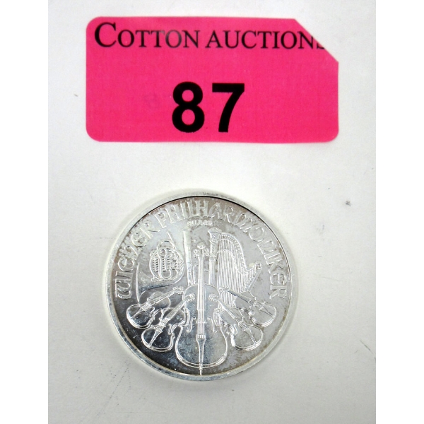 1 Oz .999 Silver 2020 Philharmoniker Coin 