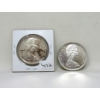 Image 2 : Two 1966 Canadian 80% Silver Dollar Coins