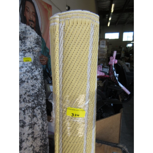 5' x 6' Grey/Beige Patio Mat