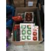 Image 1 : Box of Assorted Christmas Ornaments & Lights 