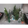 Image 1 : 16 Assorted Tree Models and Décor - Some Illuminated