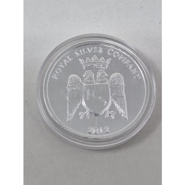 1 Oz .99999 Silver 2012 Leoncito Round 