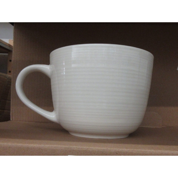 2 New Sets of 2 Dowan Ceramic 17 Oz Latte Mugs