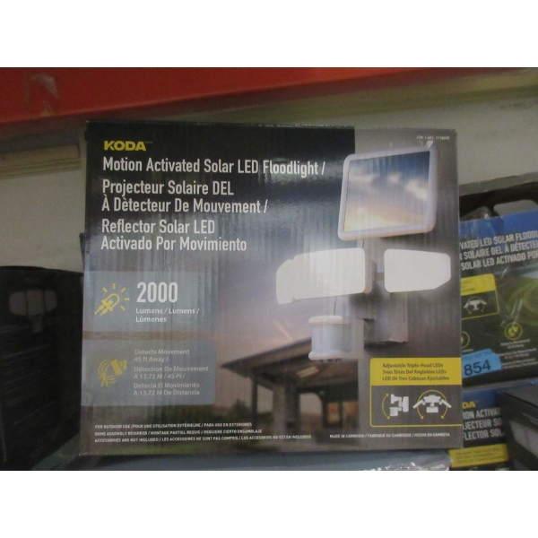 KODA Motion Activated Solar LED Floodlight