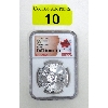 Image 1 : 1 Oz .9999 Silver Certified 2018 Canada Wolf Coin 