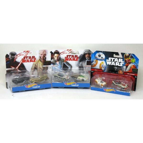 3 Packs of 2 Hot Wheels Star Wars Vehicles