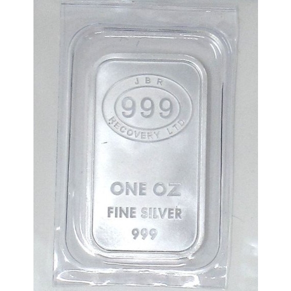 1 Oz .999 Silver JBR Bar