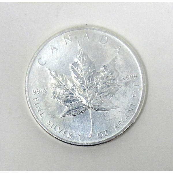 1 Oz .9999 Silver 2011 Maple Leaf Coin 
