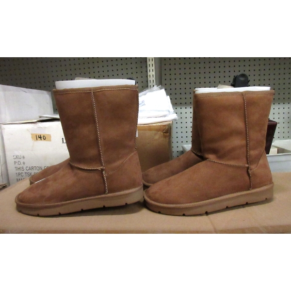 2 Pairs of New Ladies Time &Tru Fleece-Lined Boots