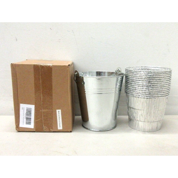 7 New Artlife Drip Grease Cans with Liners