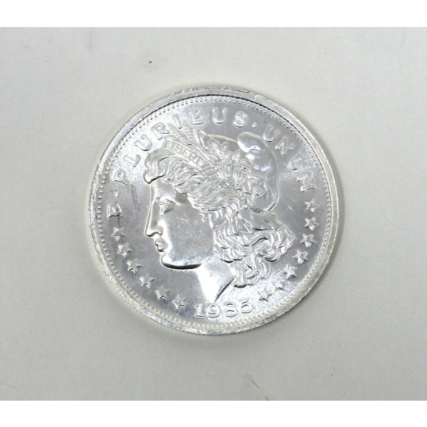 Vintage 1 Oz .999 Silver 1985 E.Pluribus.Unum Round 
