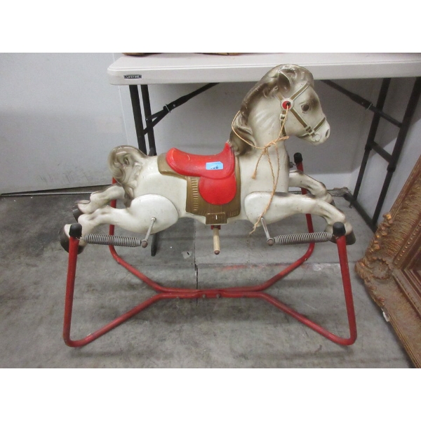 Children's Vintage Spring Riding Horse
